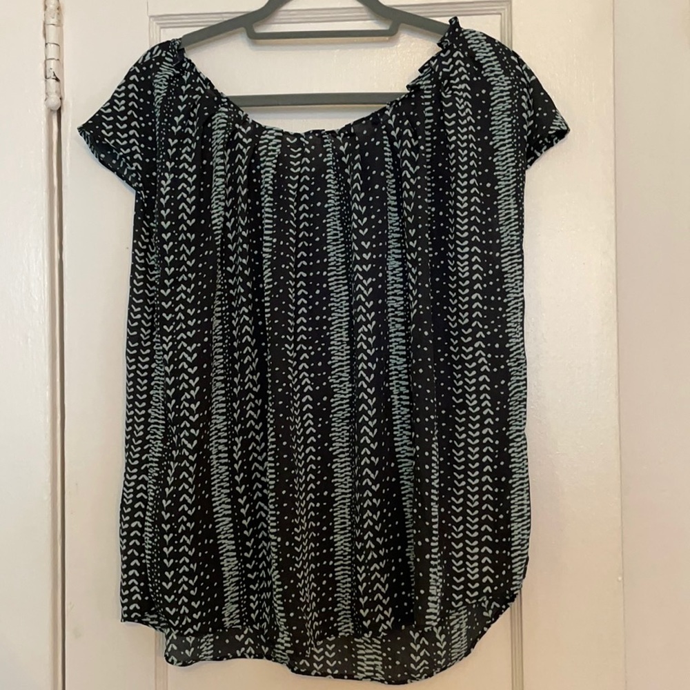 🆕 LC Lauren Conrad Pleat Neck Top